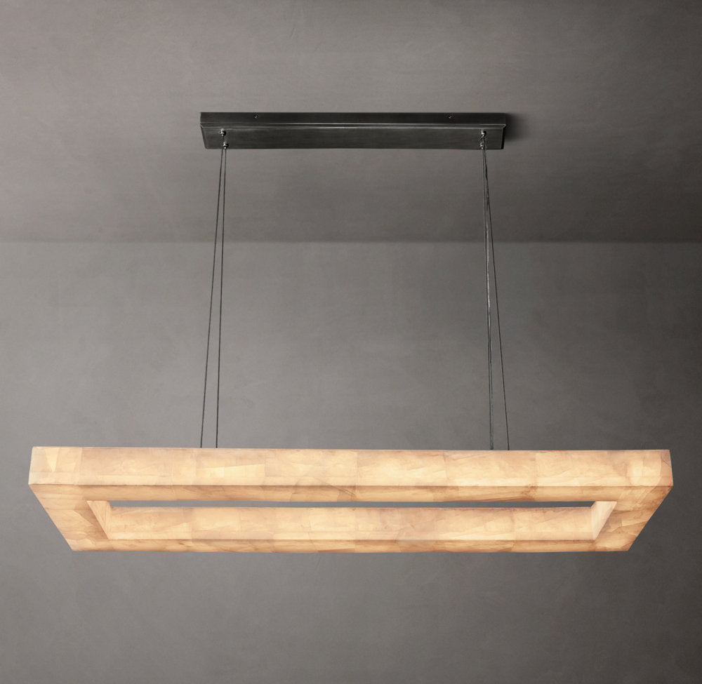 Ultra-Warm Calcite Island Chandelier