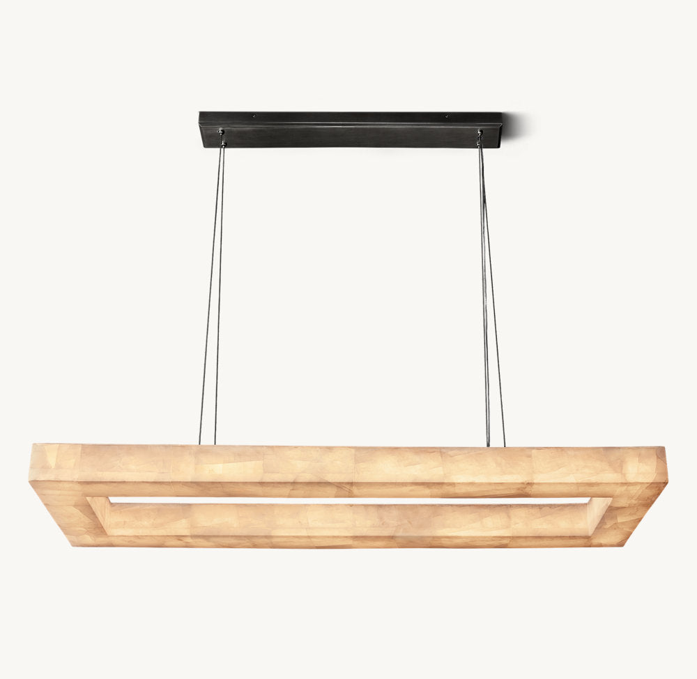 Ultra-Warm Calcite Island Chandelier