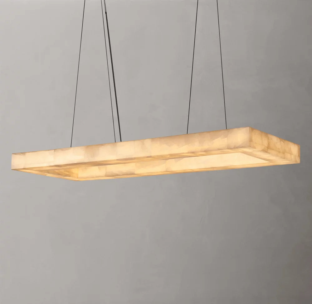 Ultra-Warm Calcite Island Chandelier