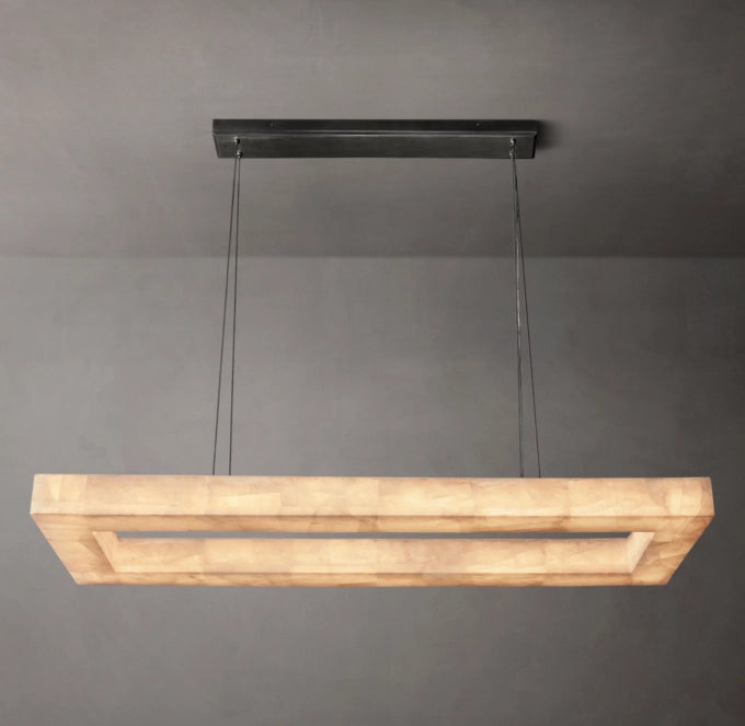 Ultra-Warm Calcite Island Chandelier